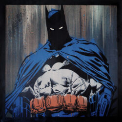 Bat Square 22x22"