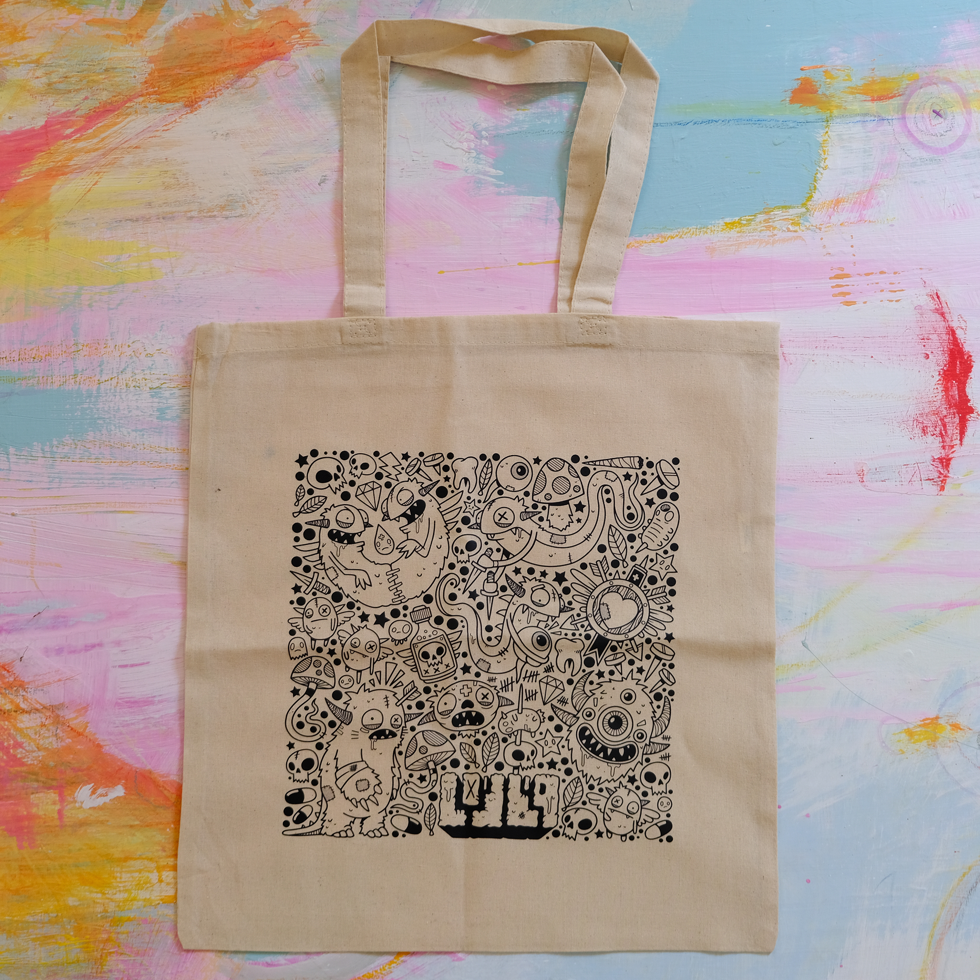 Mindless Capitalism Enabler - Economy Medium Tote Bag Natural - Image 8