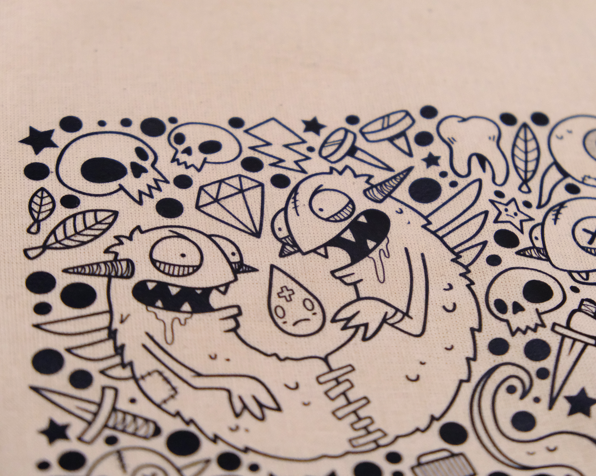 Mindless Capitalism Enabler - Economy Medium Tote Bag Natural - Image 5