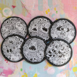 Monster Coaster Set of 6